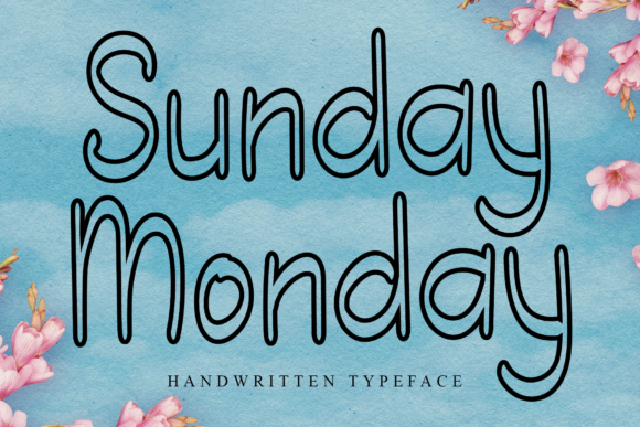 Sunday Monday Font Poster 1