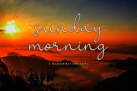 Sunday Morning Font Poster 6