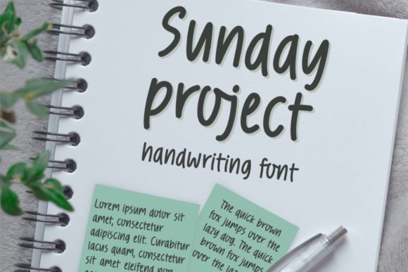 Sunday Project Font Poster 1