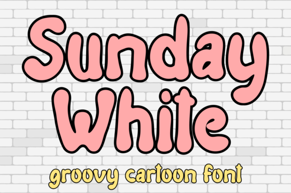Sunday White Font