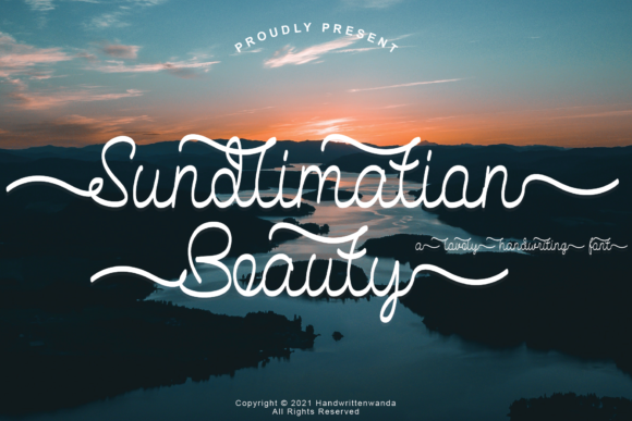 Sundlimation Beauty Font Poster 1