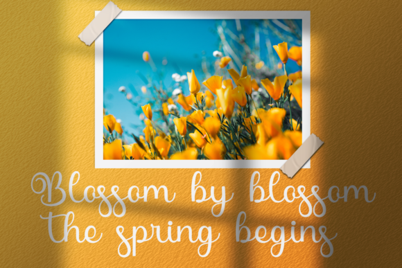 Sunflower Font Poster 7