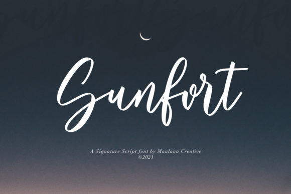 Sunfort Font Poster 1