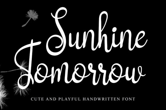 Sunhine Tomorrow Font Poster 1
