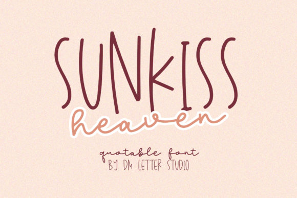 Sunkiss Heaven Font