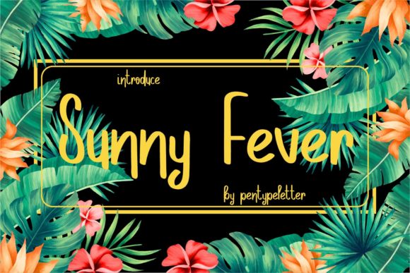 Sunny Fever Font Poster 1
