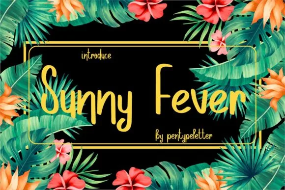 Sunny Fever Font Poster 1