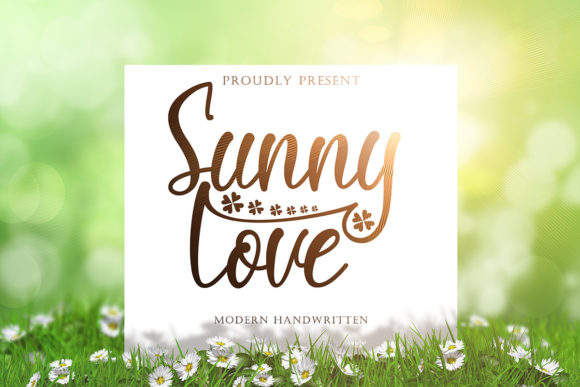 Sunny Love Font Poster 1