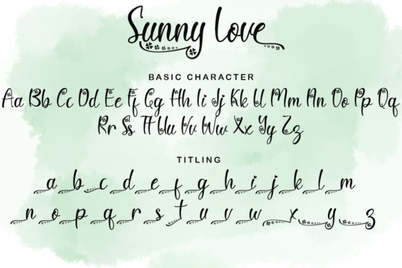 Sunny Love Font Poster 9