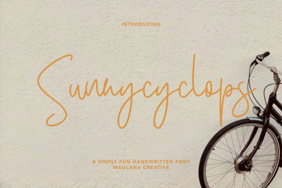 Sunnycyclops Font Poster 1