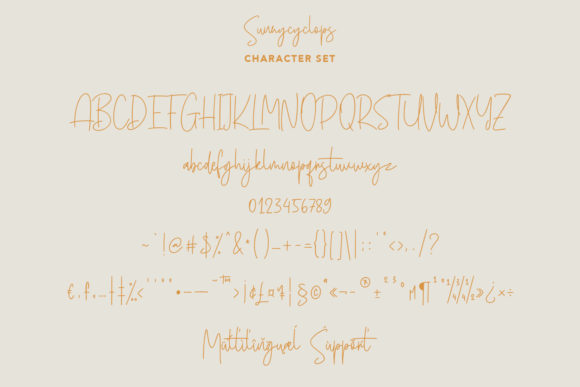 Sunnycyclops Font Poster 8