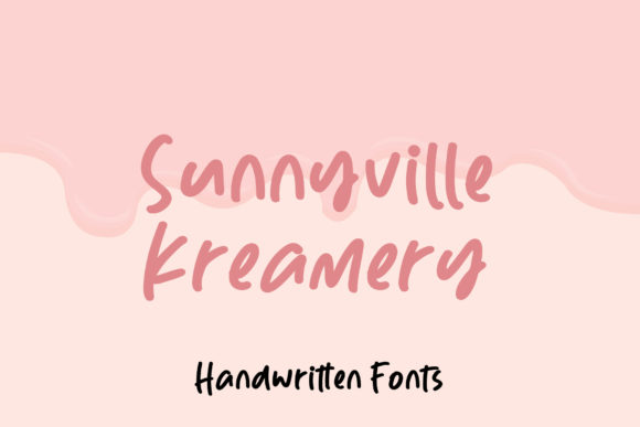 Sunnyville Kreamery Font Poster 1