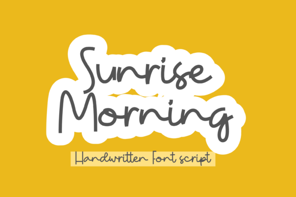 Sunrise Morning Font