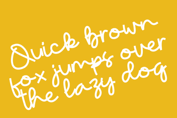 Sunrise Morning Font Poster 4