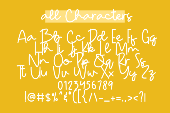 Sunrise Morning Font Poster 6