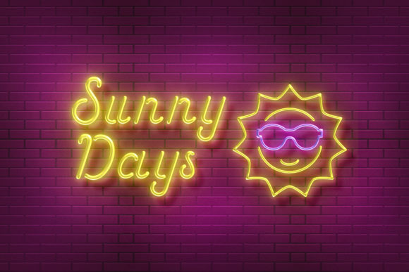 Sunset Club Font Poster 5