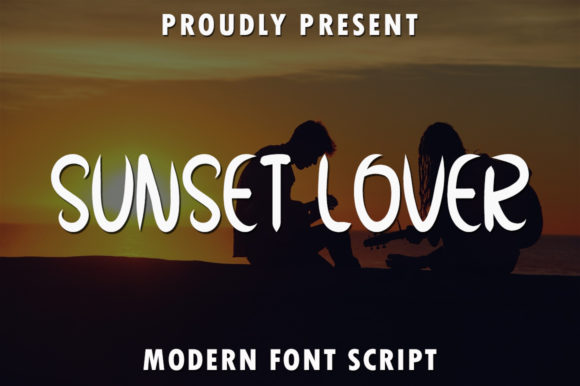 Sunset Lover Font Poster 1