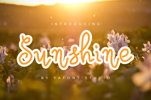 Sunshine Font