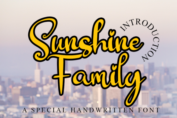 Sunshine Family Font Poster 1