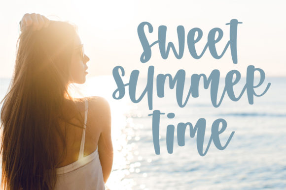 Sunshine on My Mind Font Poster 9