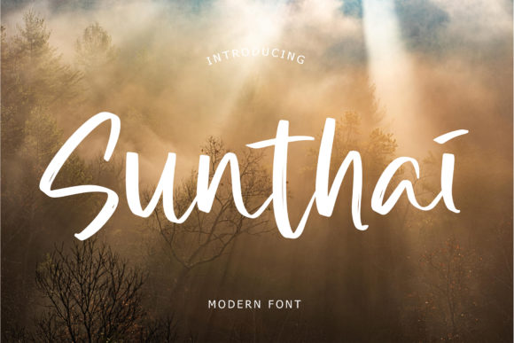 Sunthai Font Poster 1
