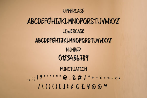 Super Love Font Poster 3