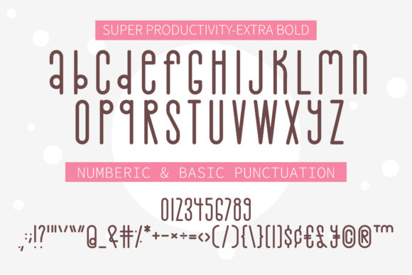 Super Productivity Font Poster 19