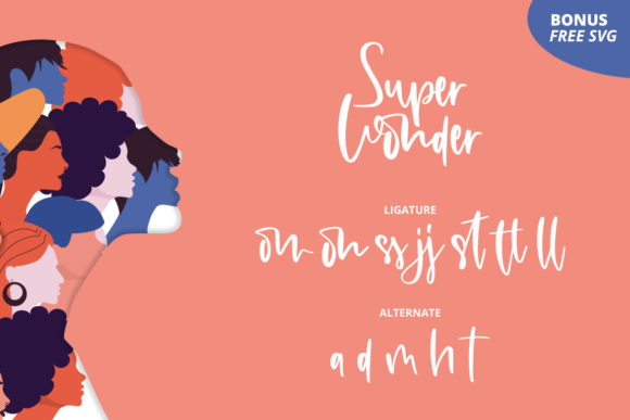 Super Wonder Font Poster 8