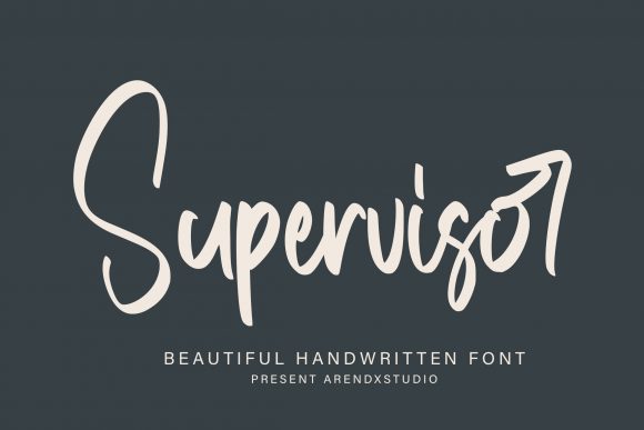 Supervisor Font Poster 1