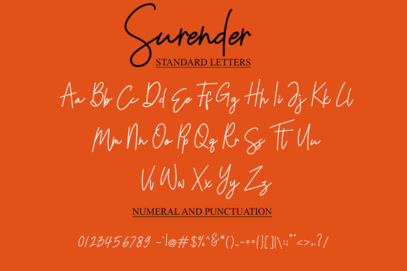 Surender Font Poster 3