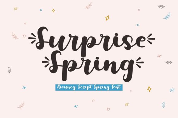 Surprise Spring Font Poster 1