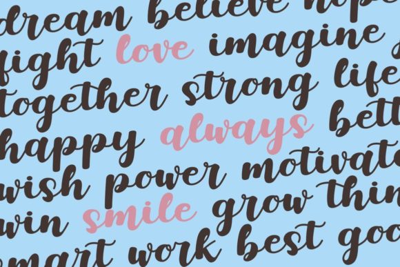 Surprise Spring Font Poster 5