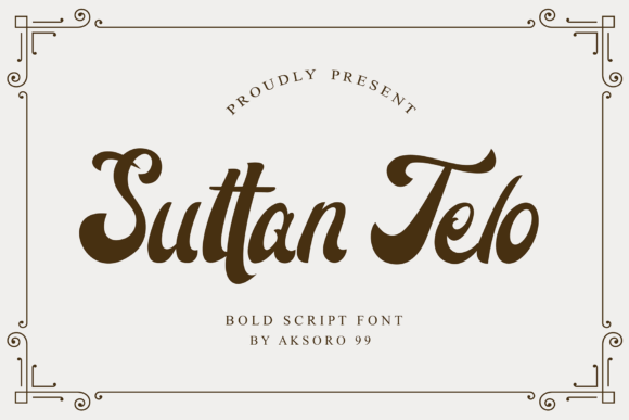 Suttan Telo Font Poster 1