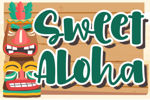 Sweet Aloha Font Poster 1