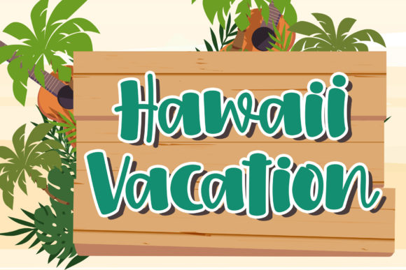 Sweet Aloha Font Poster 2