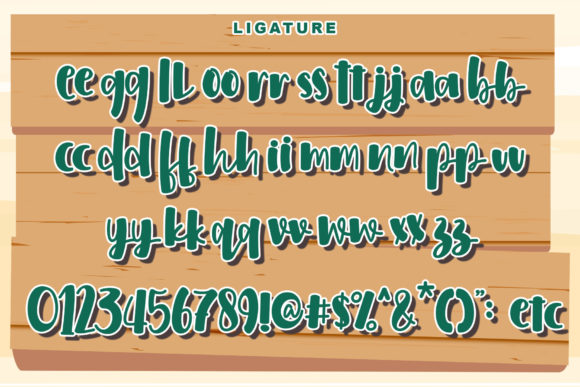 Sweet Aloha Font Poster 6