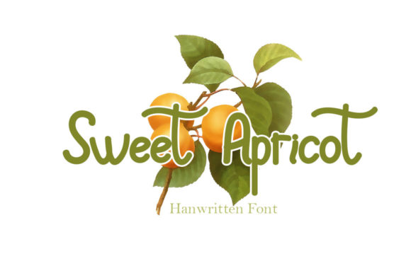 Sweet Apricot Font Poster 1