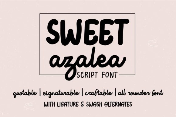 Sweet Azalea Font Poster 1