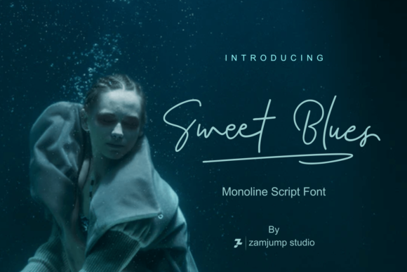 Sweet Blues Font Poster 1