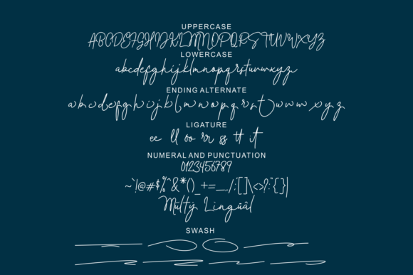 Sweet Blues Font Poster 12