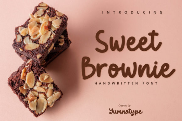 Sweet Brownie Font Poster 1