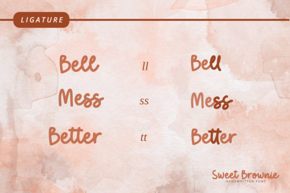 Sweet Brownie Font Poster 7