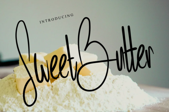 Sweet Butter Font Poster 1
