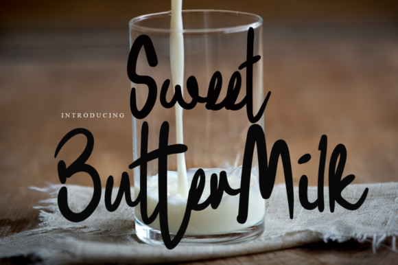 Sweet Buttermilk Font