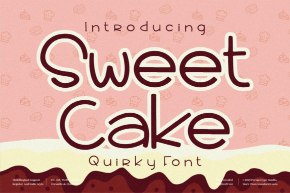Sweet Cake Font Poster 1