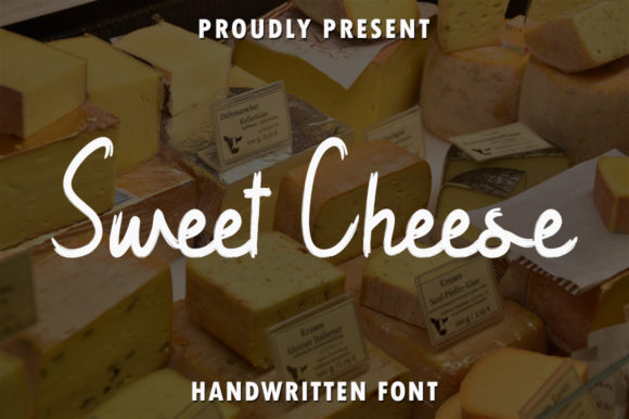 Sweet Cheese Font Poster 1