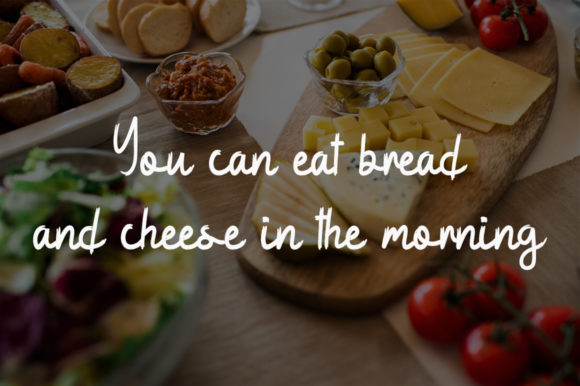 Sweet Cheese Font Poster 2