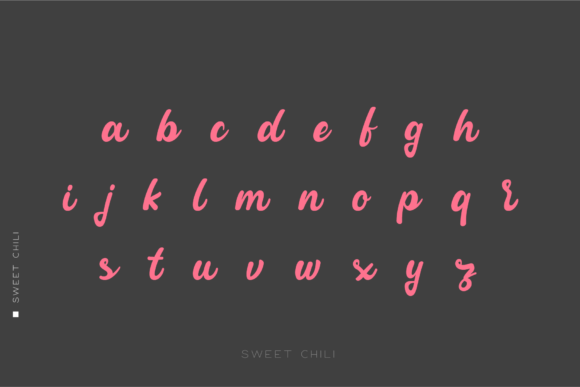 Sweet Chili Font Poster 2