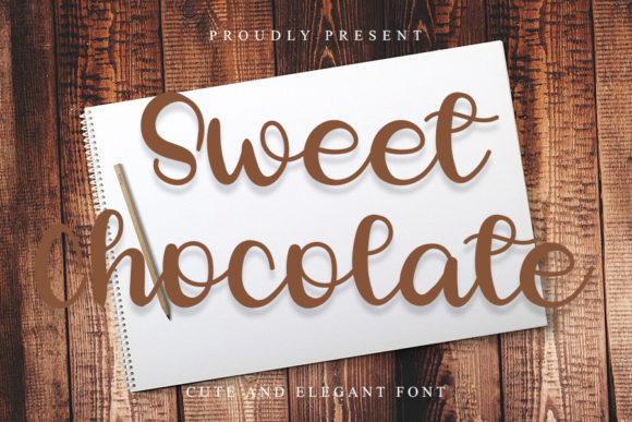 Sweet Chocolate Font Poster 1