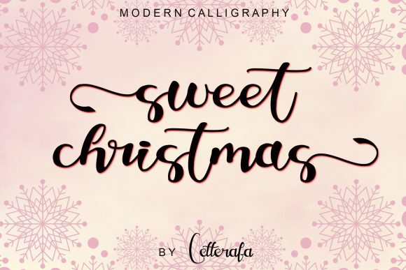 Sweet Christmas Font Poster 1